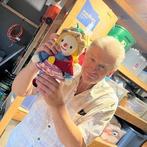 Festive plush doll sure to bring joy